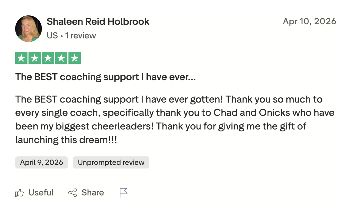 Coach testimonial